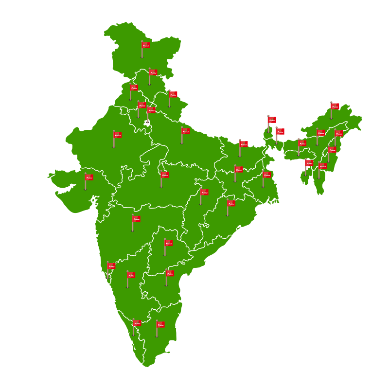 Prbhat India Map